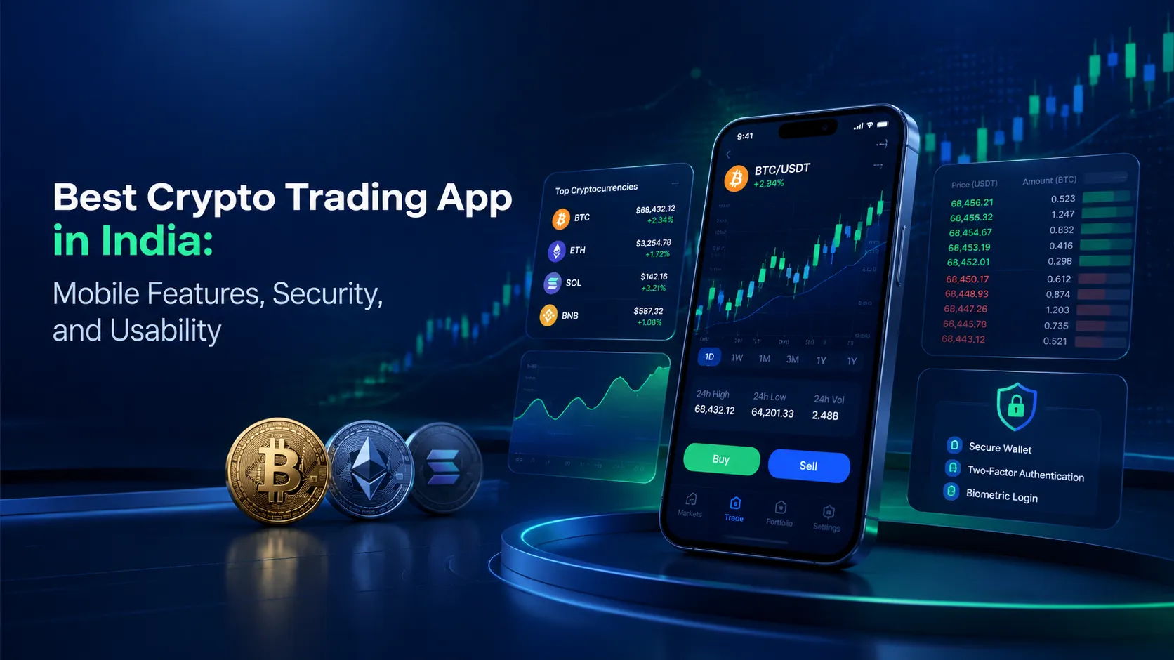 Best crypto trading apps in India with mobile features and security