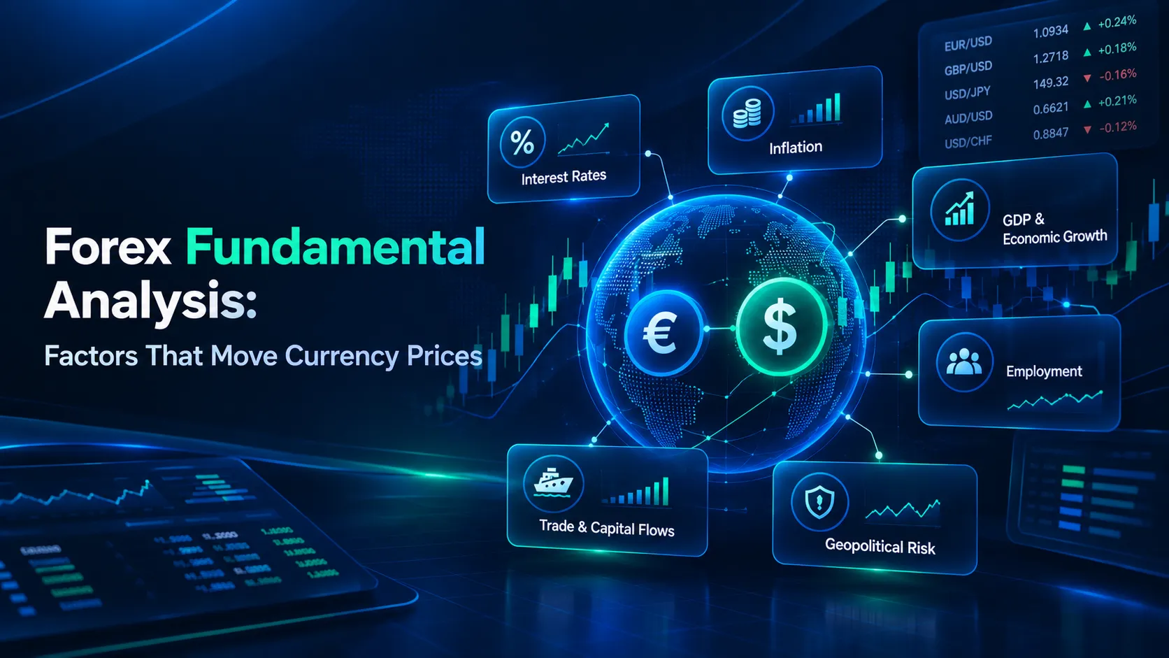 Forex fundamental analysis and economic factors that move currency prices