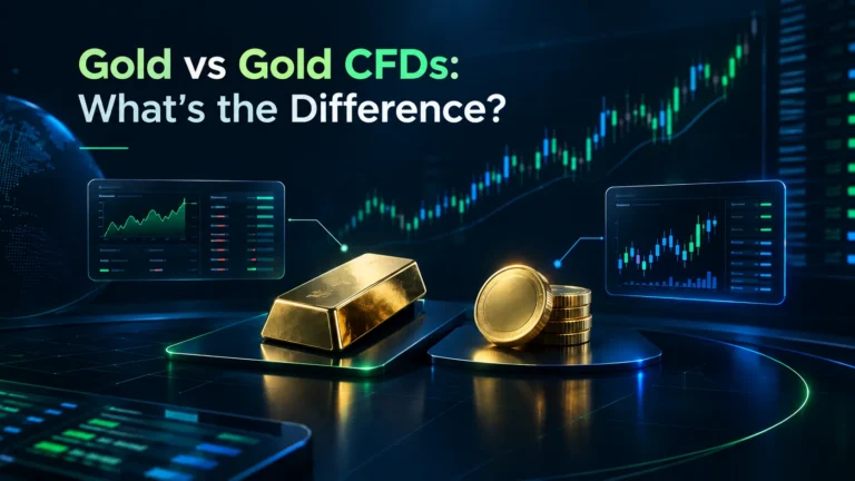 Gold vs Gold CFDs infographic