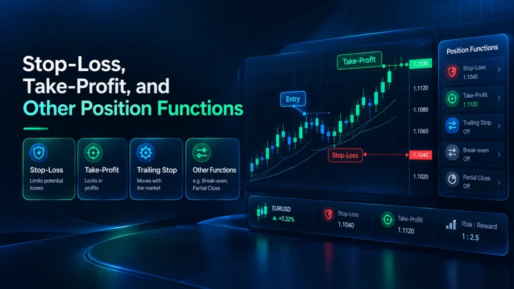 Stop-Loss, Take-Profit, and Other Position Functions infographics