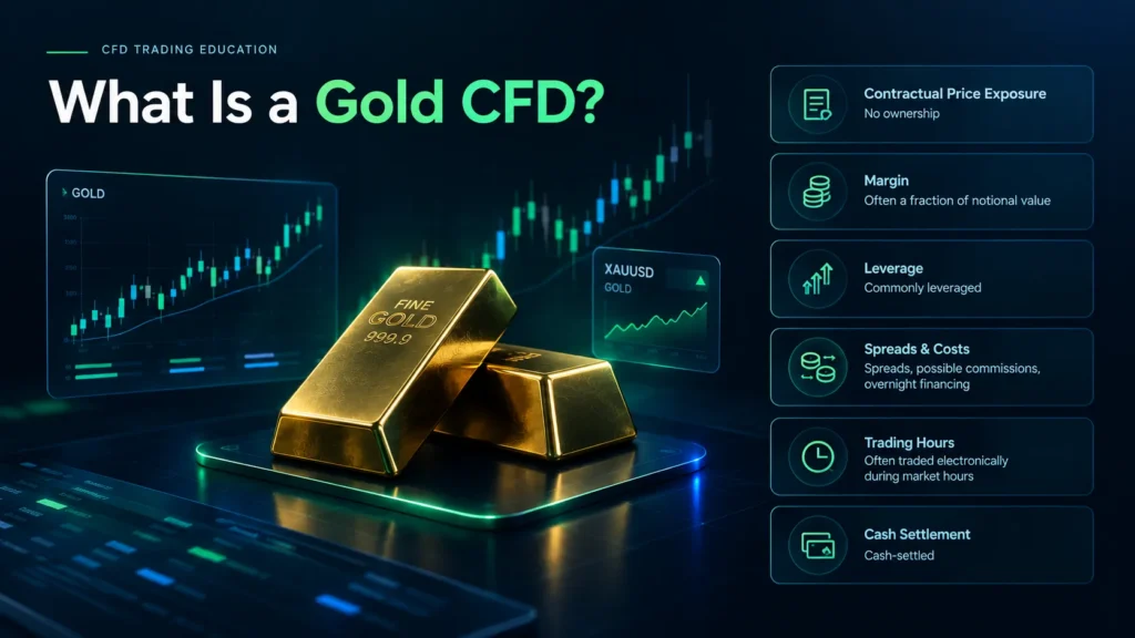 What Is a Gold CFD infographic