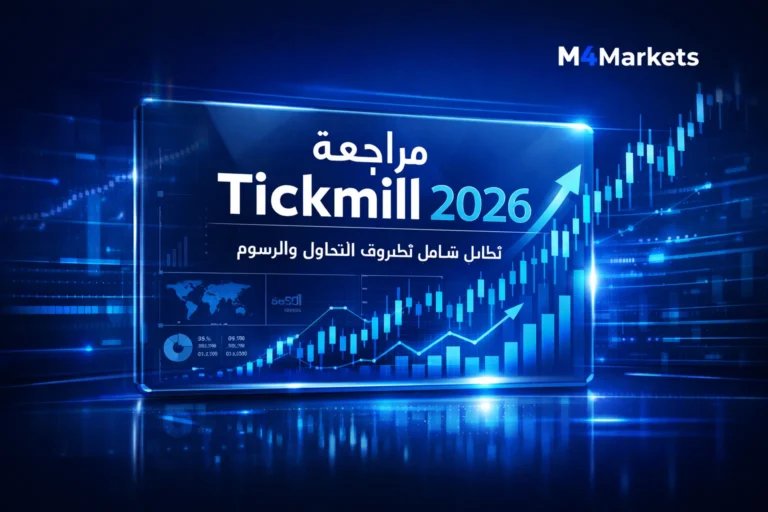 مراجعة شركة Tickmill لعام 2026 توضح تحليل ظروف التداول والرسوم والخدمات المالية للمتداولين.