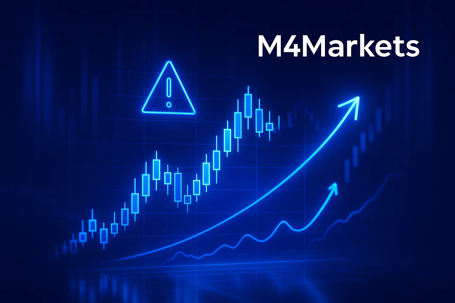 레버리지 트레이딩의 정의, 위험 및 사용을 나타내는 미래 지향적인 금융 테마 이미지입니다