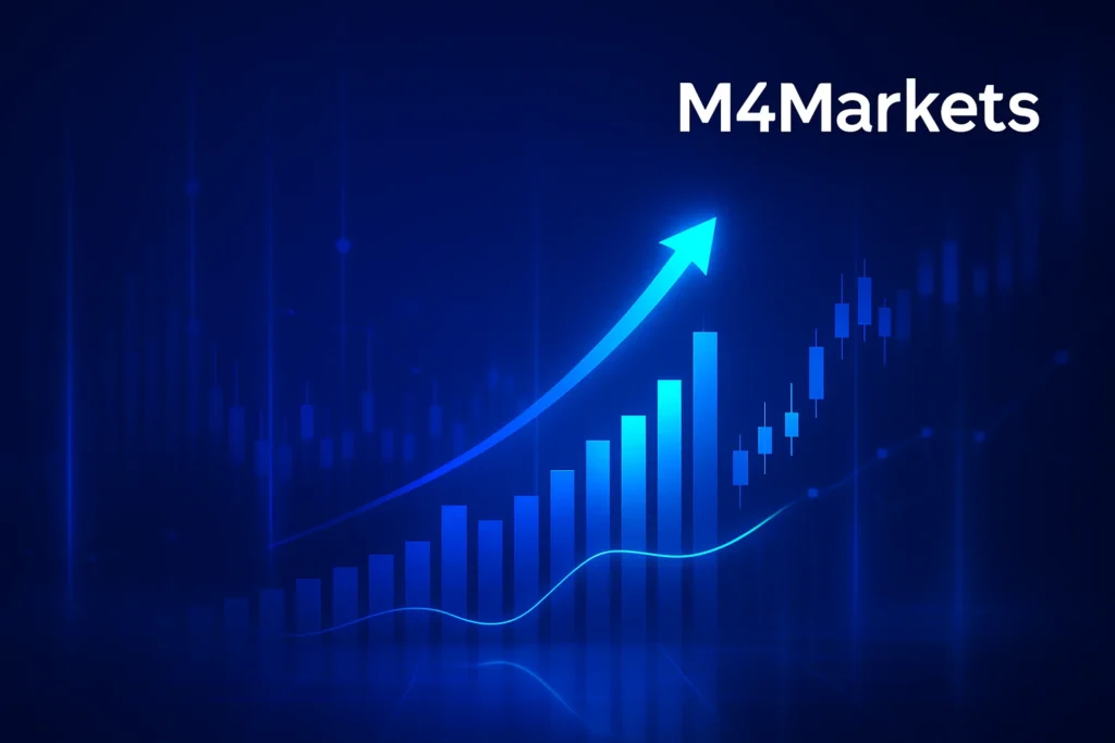 지수 거래의 기본과 시작을 시각적으로 표현한 미래지향적인 이미지입니다.