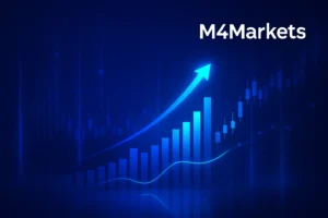 지수 거래의 기본과 시작을 시각적으로 표현한 미래지향적인 이미지입니다.