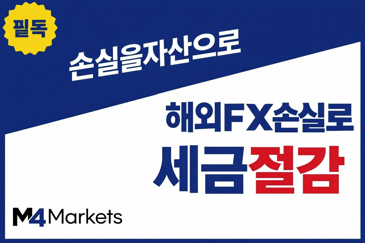 해외 외환 거래에서 발생한 손실을 활용하여 세금을 효과적으로 절감하는 방법을 안내하는 정보성 이미지입니다.