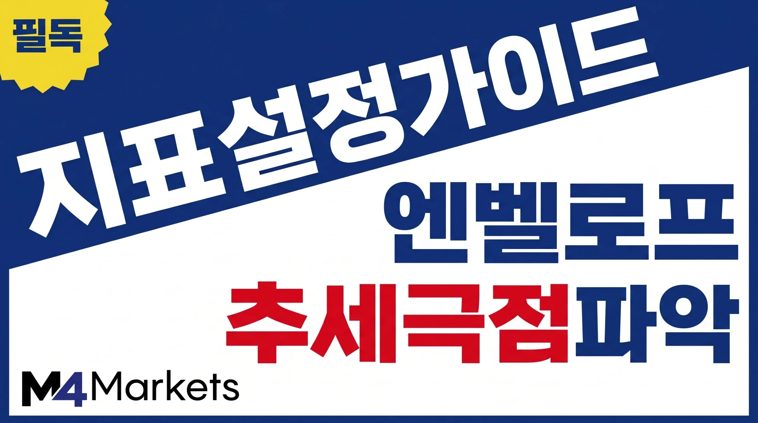 이동평균 엔벨로프 보조 지표를 활용하여 차트에서 시장의 추세 극점을 정확하게 파악하는 방법.