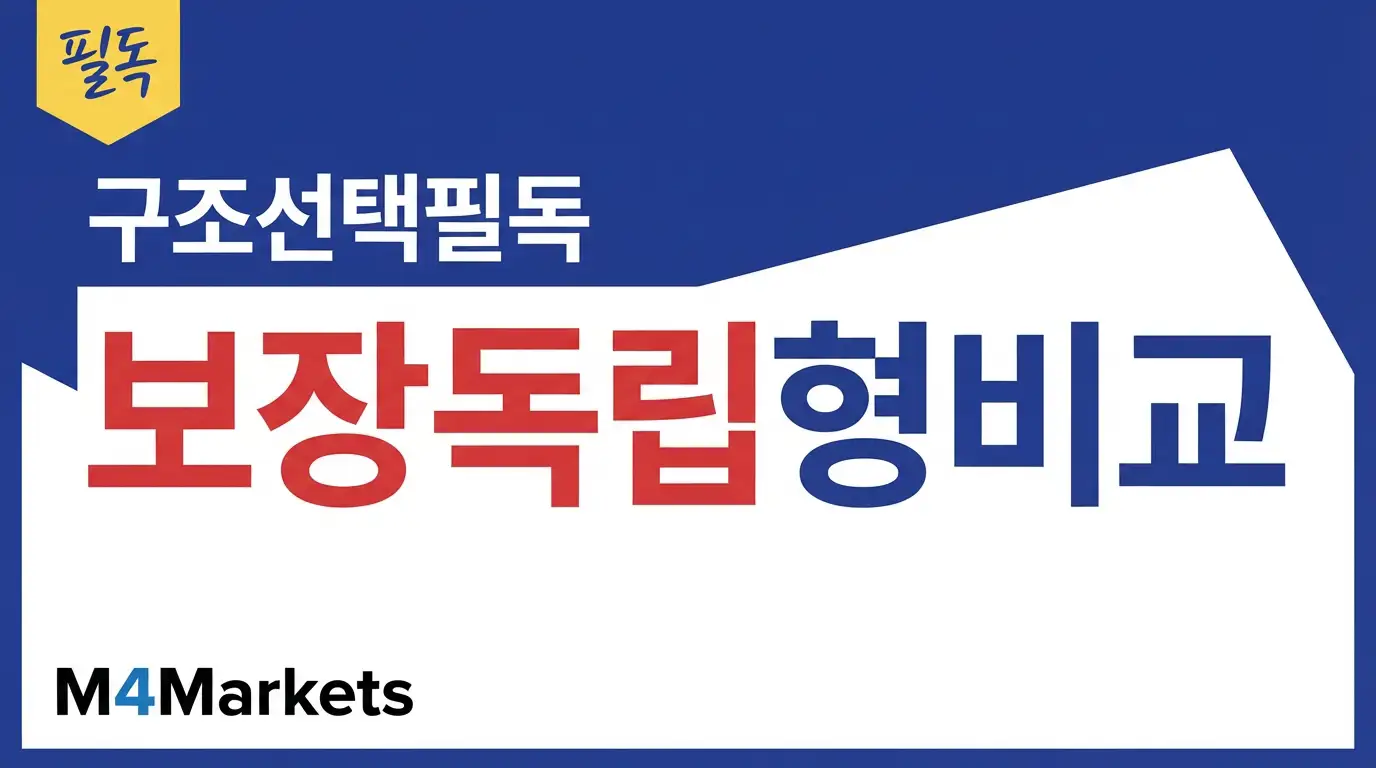 보장형과 독립형 소개 브로커의 책임 구조와 운영 차이를 비교하는 금융 기사 표지.