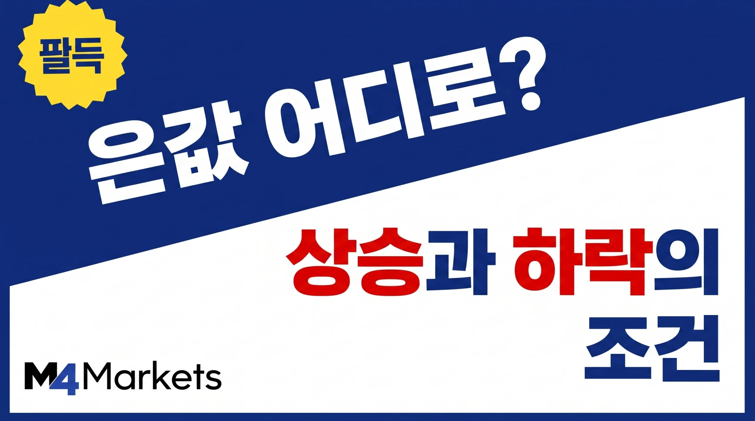 은 시세의 상승과 하락 조건을 강조한 장기 가격 전망 표지.