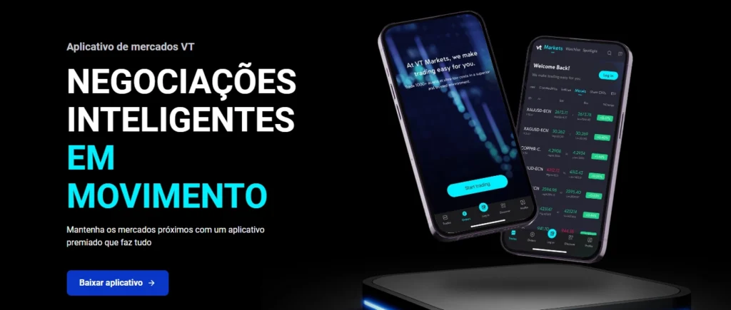 Visualização do ambiente de negociação ECN no celular via aplicativo MT4/MT5, ideal para alta velocidade e baixo custo.