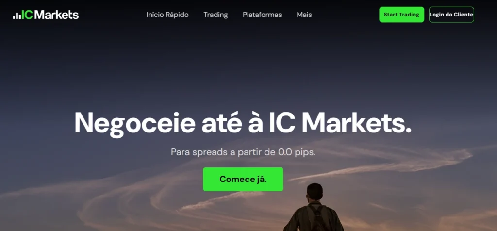 แดชบอร์ด cTrader Copy บน IC Markets ที่แสดงสเปรดต่ำและความเร็วในการดำเนินการสูง