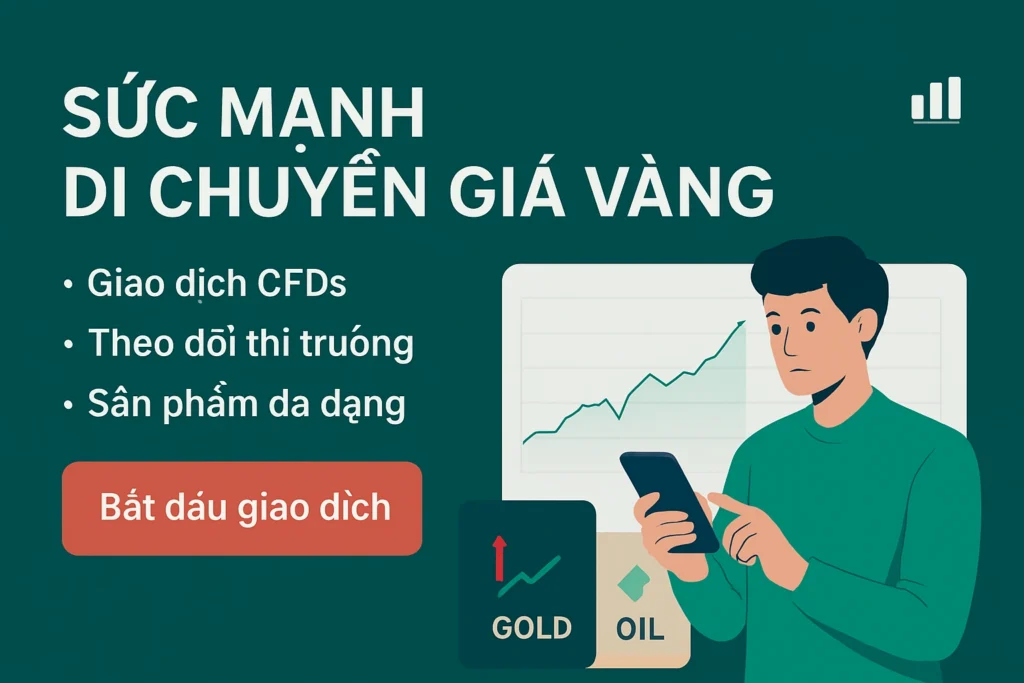 Sơ đồ tóm tắt các yếu tố tác động đến giá vàng bao gồm lãi suất, đồng USD và nhu cầu từ ngân hàng trung ương.