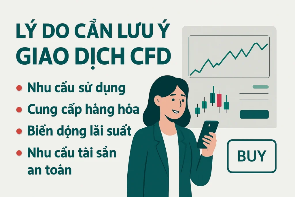 Hình ảnh minh họa các yếu tố tăng trưởng cốt lõi của cổ phiếu bạc, bao gồm nhu cầu công nghiệp, hạn chế nguồn cung, lãi suất và đồng đô la.