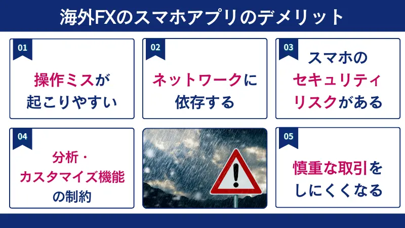 海外FXのスマホアプリを使うメリット
